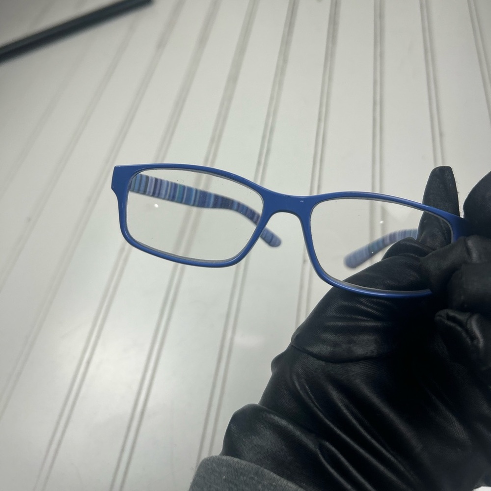 Blue Rectangular Reading Glasses Women’s Fashion … - image 7